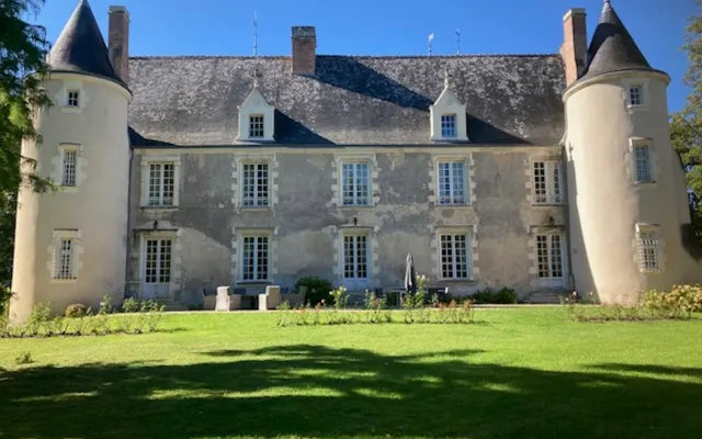Chateau des Archeveques in the heart of a village