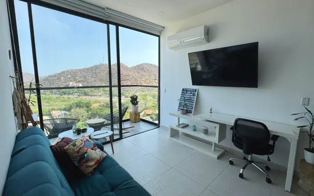 Apartamento acolhedor à beira-mar, Santa Marta