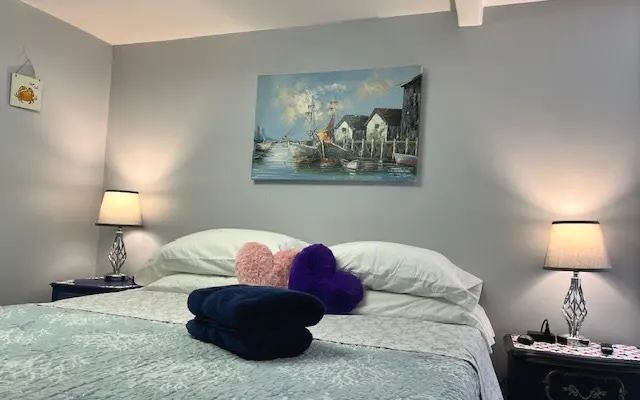 Welcome to the Shatzy Room at the Dune Shack, 5 min walk to town