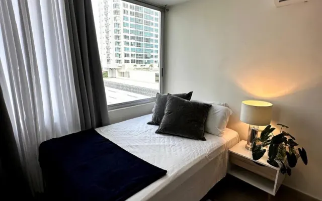 Beautiful private room with air conditioning and full relax bed.