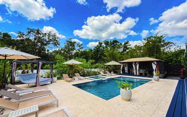 Hidden Paradise of Tampa, heated Pool - Clothing optional