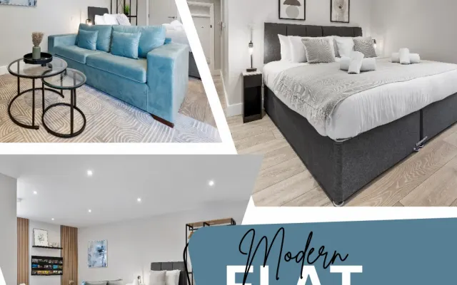 Moderno Estudio Arnos Grove 3 Camas | Tubo | Aparcamiento.