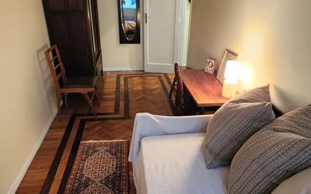 Confortável quarto duplo no coração do Rio histórico!