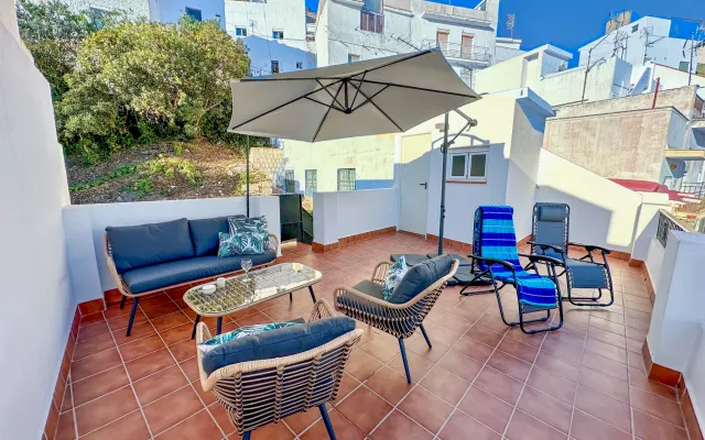 Casa Carmen Terraço e pátio privado em Salobrena