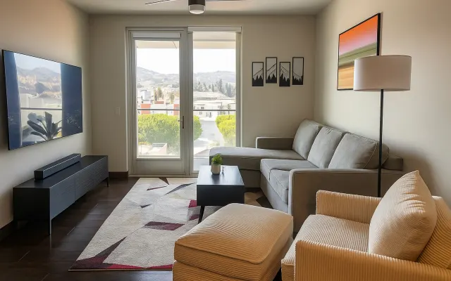 Elegante apartamento en Weho con vistas al cartel de Hollywood