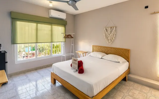 Private doubleroom with bathroom and kitchenette close to Las Palapas