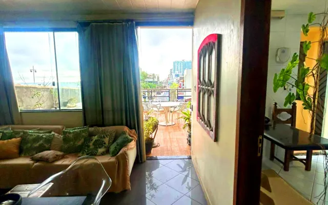 Quarto em cobertura na orla do Rio Vermelho