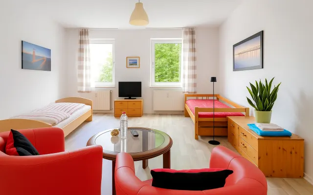 Apartamento de 2 habitaciones en el centro de Hamburgo