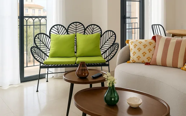 Urban & Modern apartment | Private Balcony