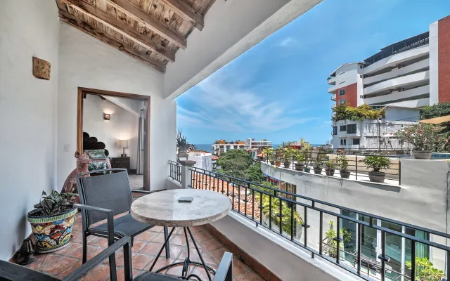 Condomínio Penthouse com vista para o mar perto da praia e da vida...