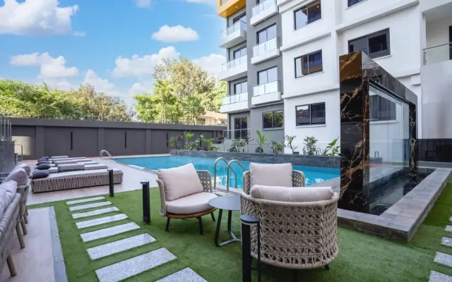 Vollständig möbliertes ******** mit einem Schlafzimmer in Kilimani