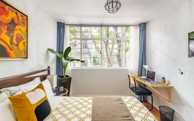 Sicheres und komfortables Zimmer in der Nähe von Reforma und Zona Rosa