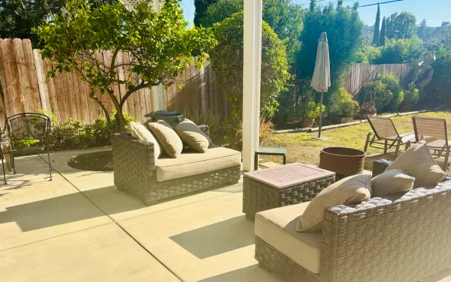 Gorgeous place in Chic LA area with outdoor space and views of hills.