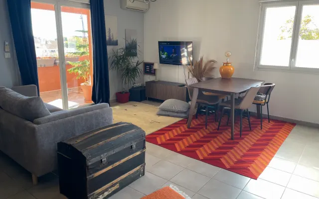 Superb bright apartment with terrace in Montpellier
