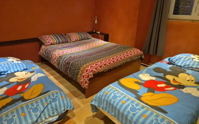 80 m2 T4 apartment, sleeps up to 14, Tetris mode.