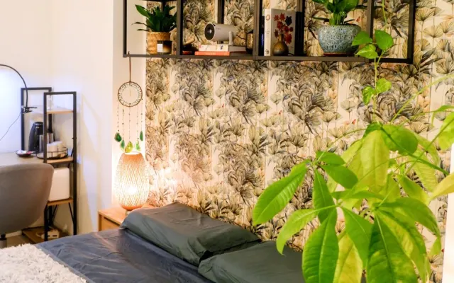 Habitación Jungla con baño privado, línea verde