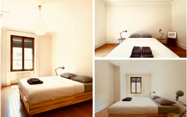 Gemütliches Schlafzimmer in gemeinsamer Wohnung, direkt am See in Genf