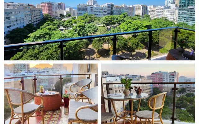 Revellion in Ipanema, Rio de Janeiro, wunderschöne Aussicht, im...