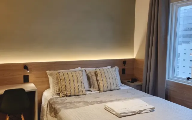 Beautiful apartment with bedroom and living room, near Paulista!