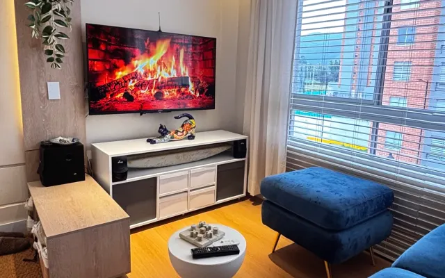 Schöne Wohnung am Rande der Stadt.