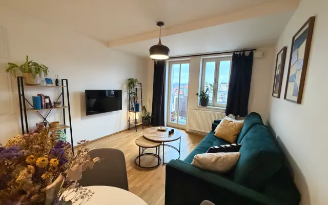 A large apartment close to the park and the centre of Prague