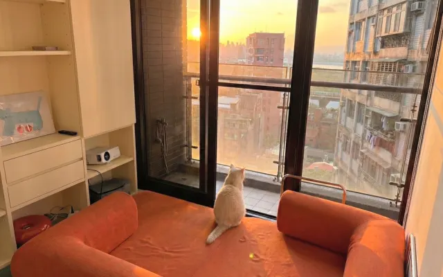 Blick auf Sonnenuntergang und Fluss | Ruhiges Luxusleben in Ximen...