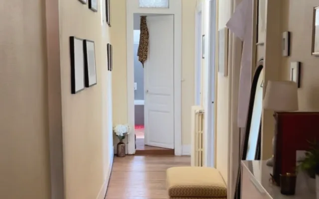 Charming old apartment, near subway, isolated office