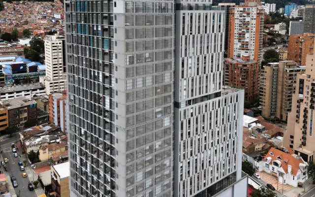 Exklusive Wohnung im 23. Stock mit Blick auf das Zentrum von Bogotá