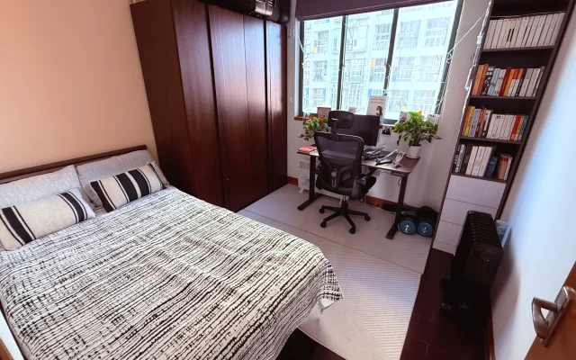 Privatzimmer in stilvollem Haus in Shanghai mit Blick auf die Skyline