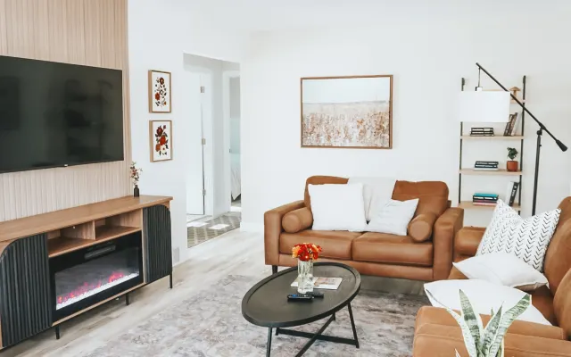 Moderno rifugio 4BR - Sauna, sala giochi e fossa per il fuoco