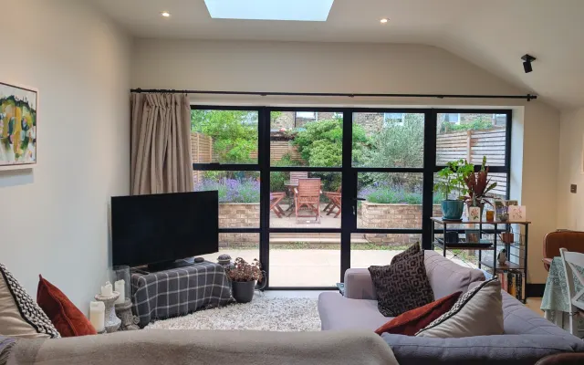 Stilvolle Londoner Gartenwohnung