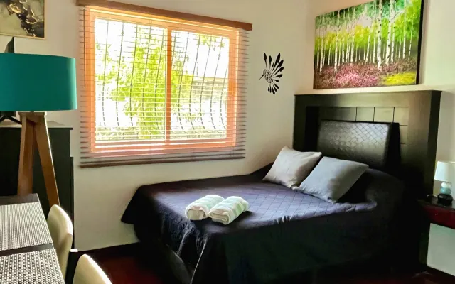 Cosy Studio - Beach 1 min - Swimming pool - Air conditioning