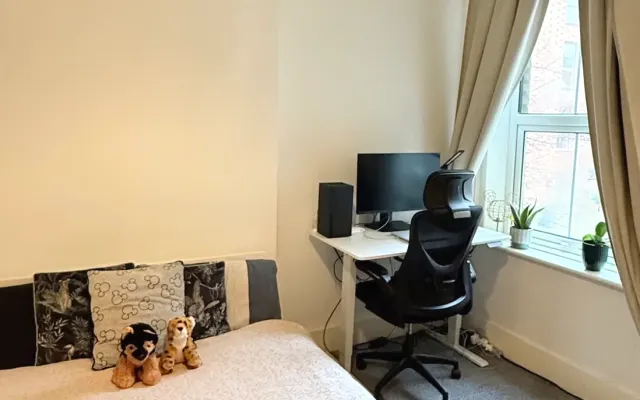Quarto duplo tranquilo e acolhedor em Londres