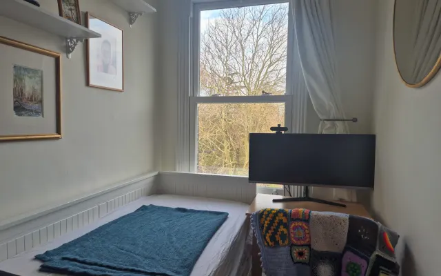 Chambre confortable de la zone 1 avec vue sur le parc de Londres