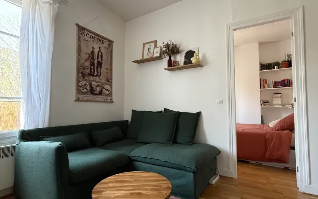 Apartamento T2 acolhedor e caloroso em Père Lachaise