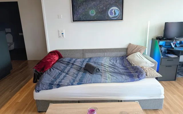 Nuevo y tranquilo, acogedor apartamento cerca (20min) del Aeropuerto y