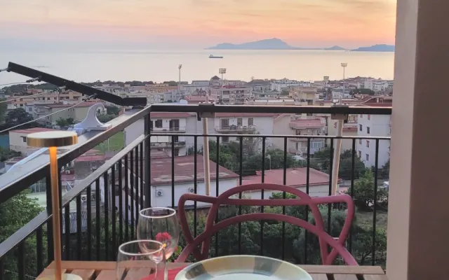 Stay in our home! in an apartment overlooking the sea!