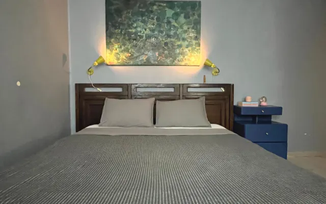 chic and cozy room in a downtown flat