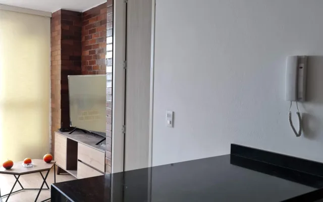 Loft studio apartment in the Candelaria area in downtown Bogota.