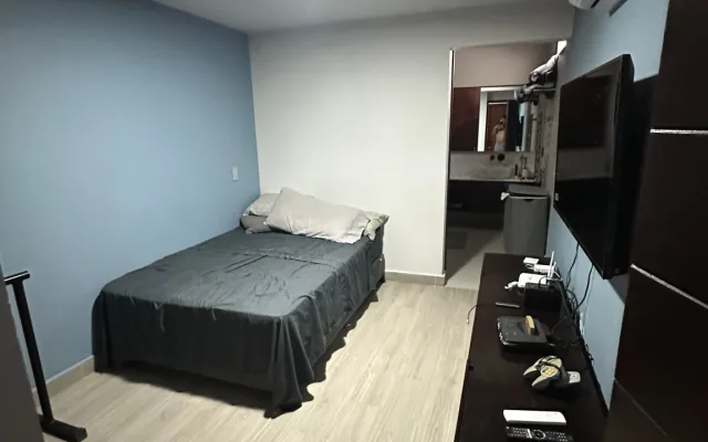 comfortable private room with bathroom