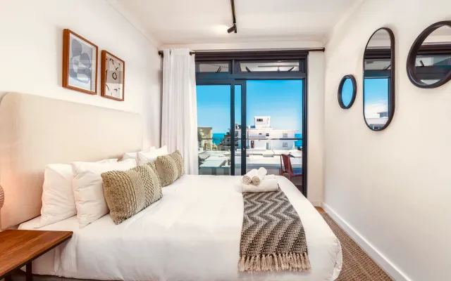 Stunnng Apartamento de lujo de 1 dormitorio con vista al mar