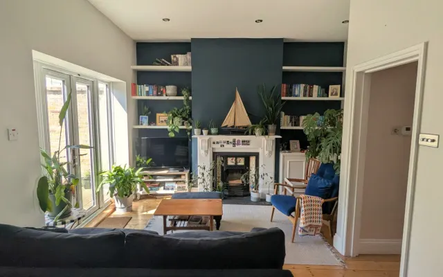 Putney: Doppelzimmer in Gartenwohnung, nahe dem Fluss