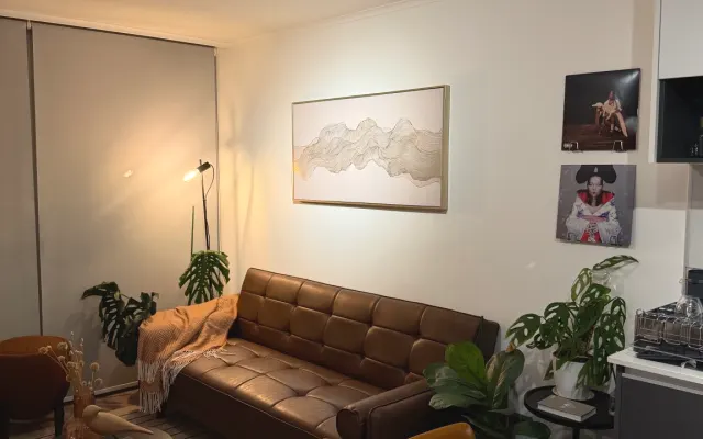 1D/1B Moderno con Estilo - Living y Cocina Full