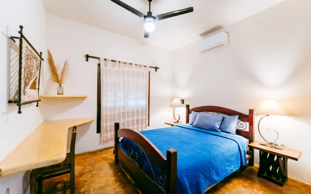 villa cielo camera con letto queen e bagno completo C/O