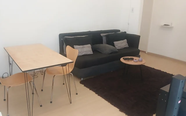 sofa cama o dormitorio en piso naturista en copacabana
