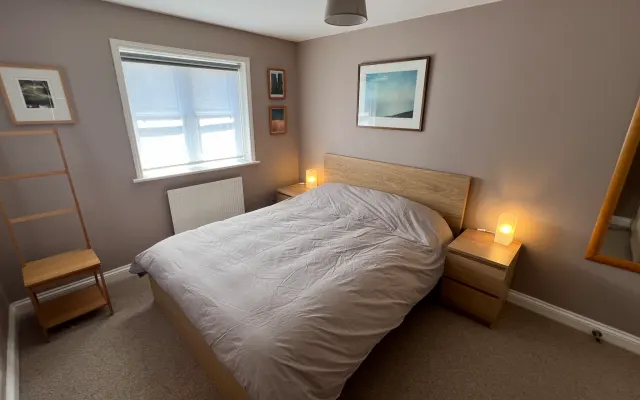 Comfortable room near Sherborne, in a quiet Somerset village.