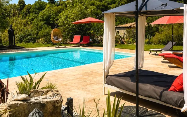 Mediterranean - Self-contained studio with pool at Clos de Vence