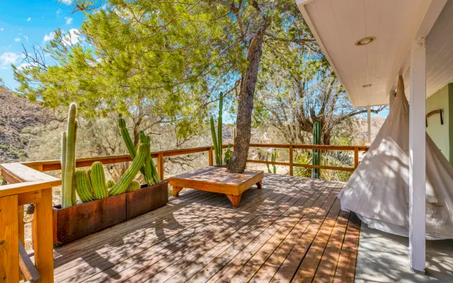 Habitación privada en cabaña en la cresta del desierto