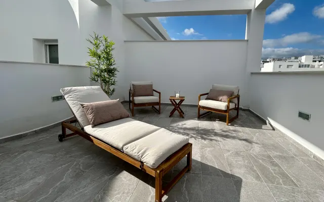 La Terraza Blanca-Atico in Vejer de la Frontera with private terrace