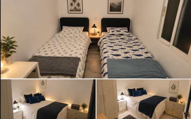 Ruhiges und komfortables Zimmer in einem Kulturviertel von Madrid